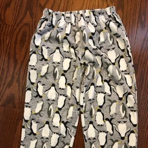 Carters size 4T fleece penguin PJ pants